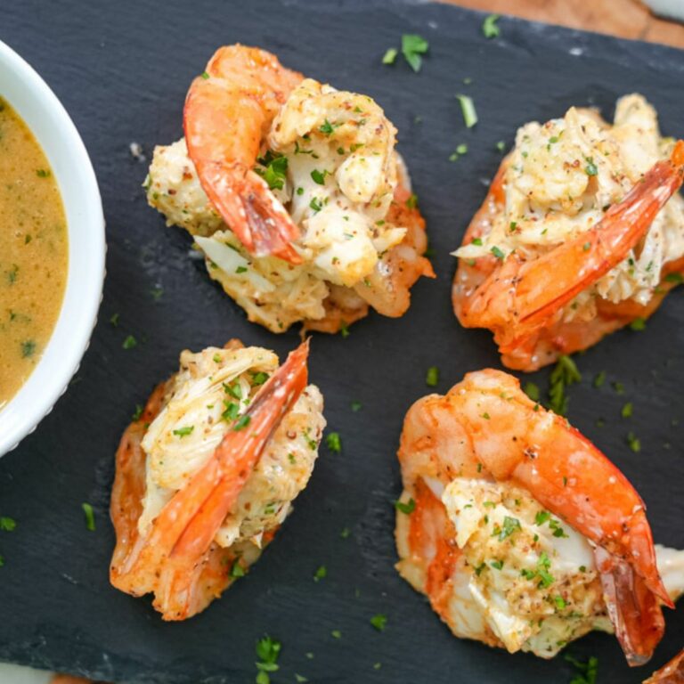 Crazy Viral Crab Stuffed Shrimp - One Stop Chop