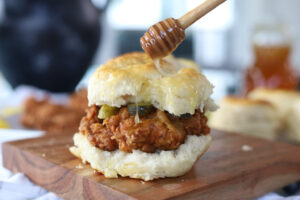 Honey Butter Chicken Biscuit - One Stop Chop